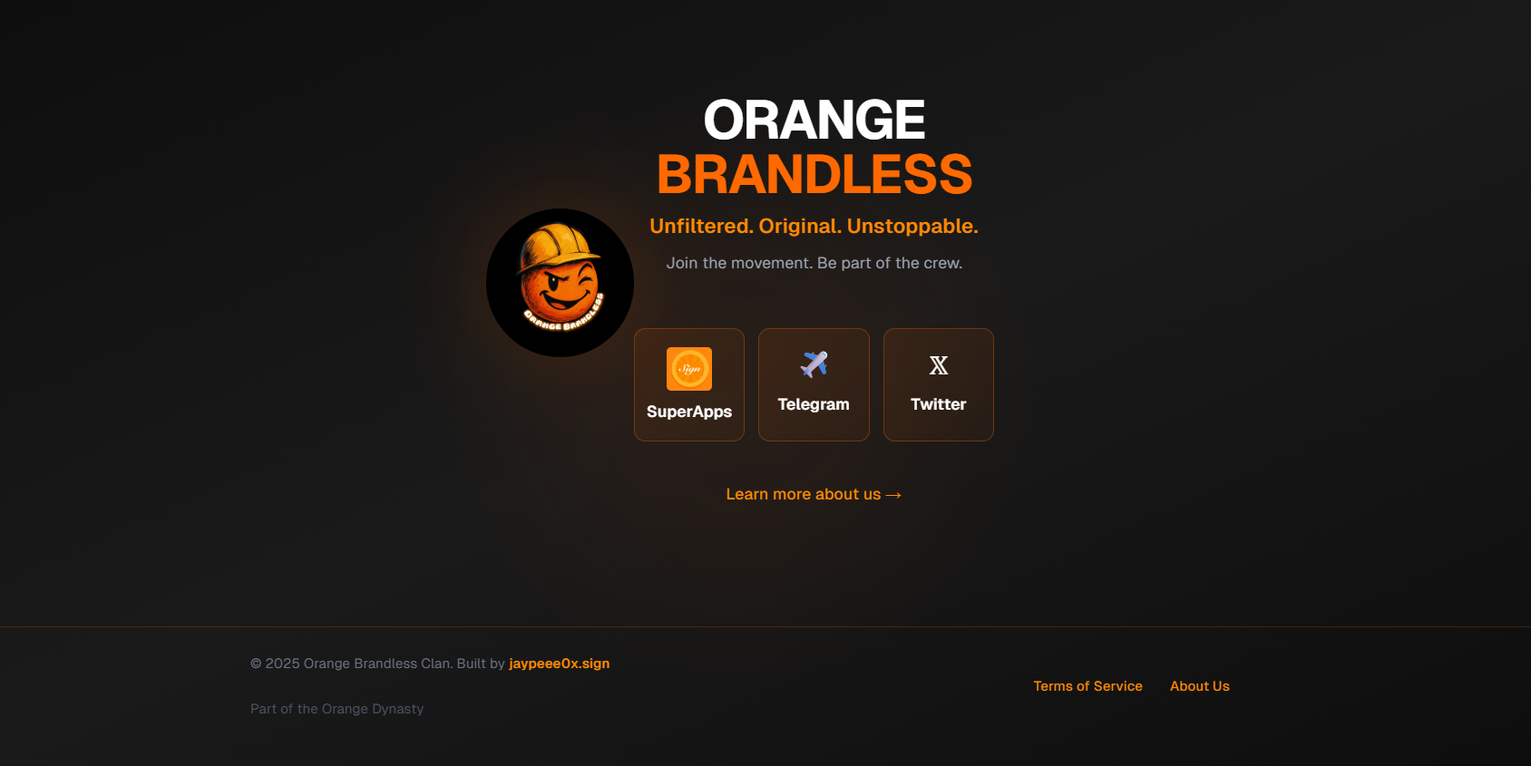 Orange Brandless Community Platform